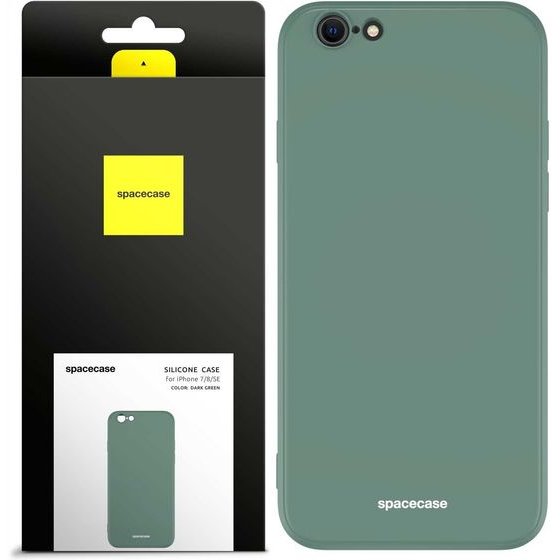 Spacecase Silicone Case iPhone 7/8/SE dark green - (5905123434464)