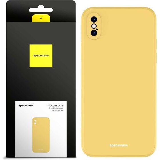 Spacecase Silicone Case iPhone X/Xs yellow - (5905123440052)