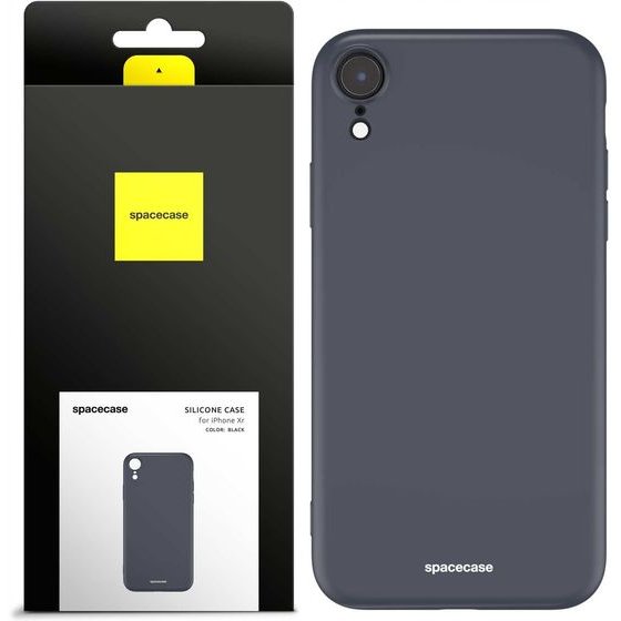 Spacecase Silicone Case iPhone Xr black - (5905123440229)