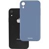 Spacecase Silicone Case iPhone Xr blue - (5905123440236)