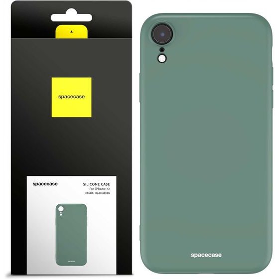 Spacecase Silicone Case iPhone Xr dark green - (5905123440250)