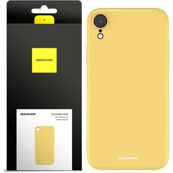 Spacecase Silicone Case iPhone Xr yellow - (5905123440298)