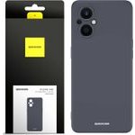 Spacecase Silicone Case Oppo Reno 7 Lite black - (5905123438233)