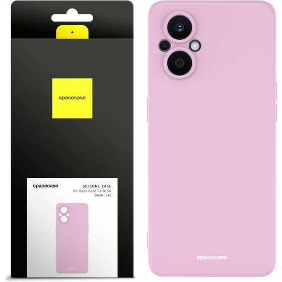 Spacecase Silicone Case Oppo Reno 7 Lite lilac - (5905123438271)