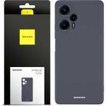 Spacecase Silicone Case Poco F5 black - (5905719015862)