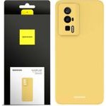 Spacecase Silicone Case Poco F5 Pro yellow - (5905719016012)