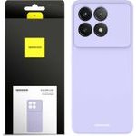 Spacecase Silicone Case Poco F6 Pro light purple - (5905719110659)