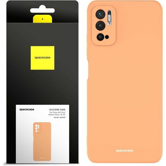 Spacecase Silicone Case Poco M3 Pro/Note 10 5G orange - (5905123438752)