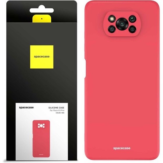 Spacecase Silicone Case Poco X3 Pro/NFC red - (5905123439728)