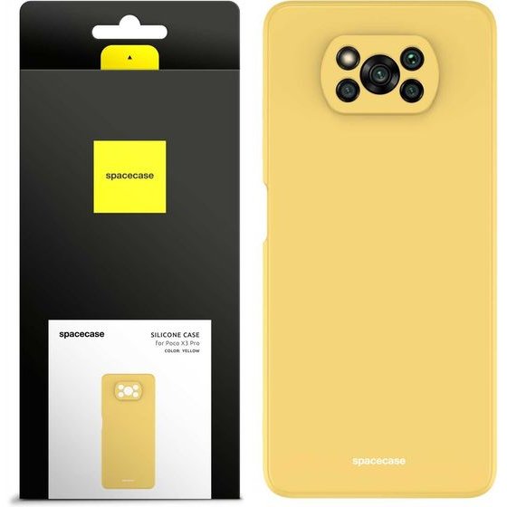 Spacecase Silicone Case Poco X3 Pro/NFC yellow - (5905123439735)