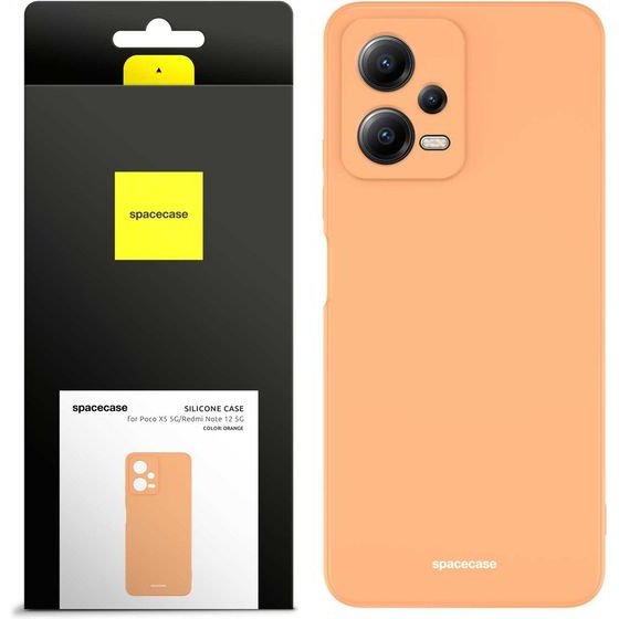 Spacecase Silicone Case Poco X5 5G/Redmi Note 12 5G orang - (5905123475351)
