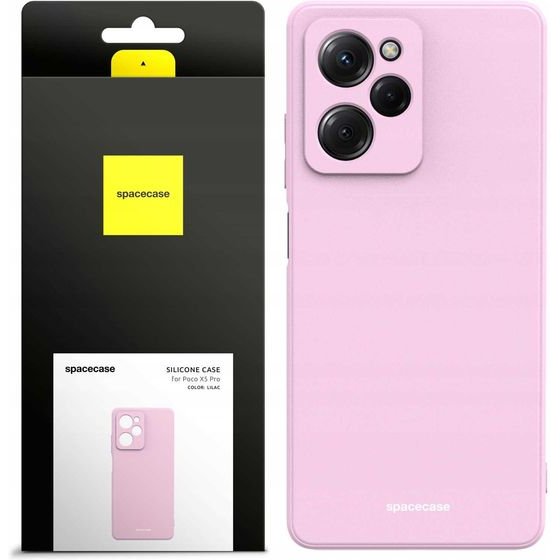 Spacecase Silicone Case Poco X5 Pro 5G lilac - (5905123475269)