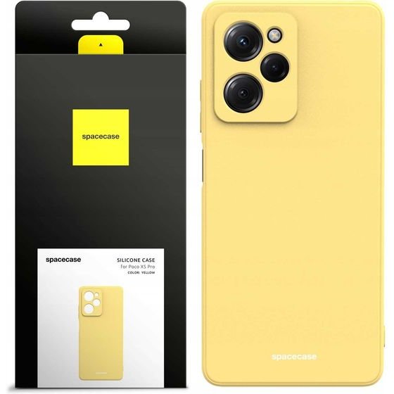 Spacecase Silicone Case Poco X5 Pro 5G yellow - (5905123475290)