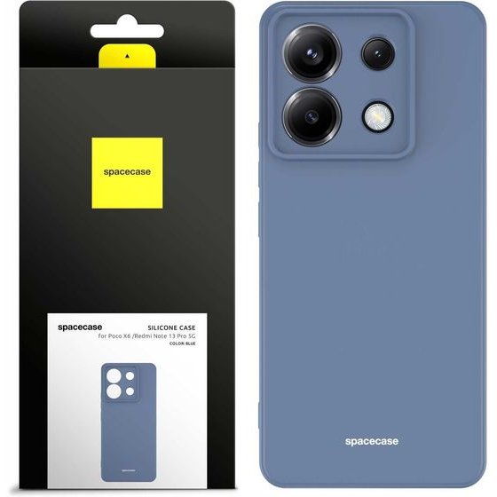 Spacecase Silicone Case Poco X6 / RM Note 13 Pro 5G blue - (5905719107970)