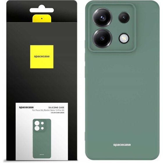 Spacecase Silicone Case Poco X6 / RM Note 13 Pro 5G dark - (5905719107994)