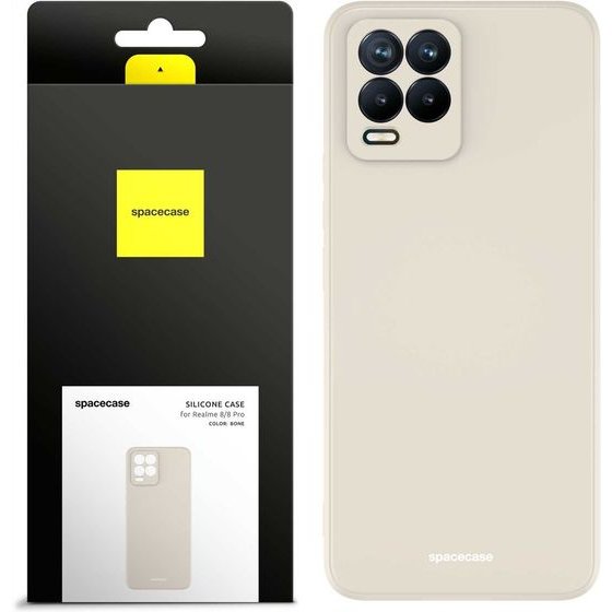 Spacecase Silicone Case Realme 8/8 Pro bone - (5905123438882)