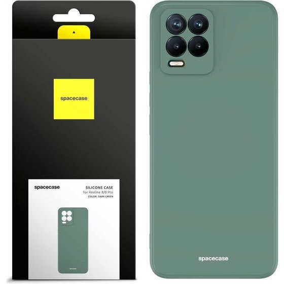 Spacecase Silicone Case Realme 8/8 Pro dark green - (5905123438899)