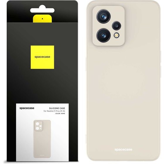 Spacecase Silicone Case Realme 9 4G/9 Pro+ bone - (5905123438967)