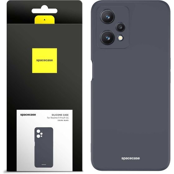 Spacecase Silicone Case Realme 9 Pro/9 5G black - (5905123439025)