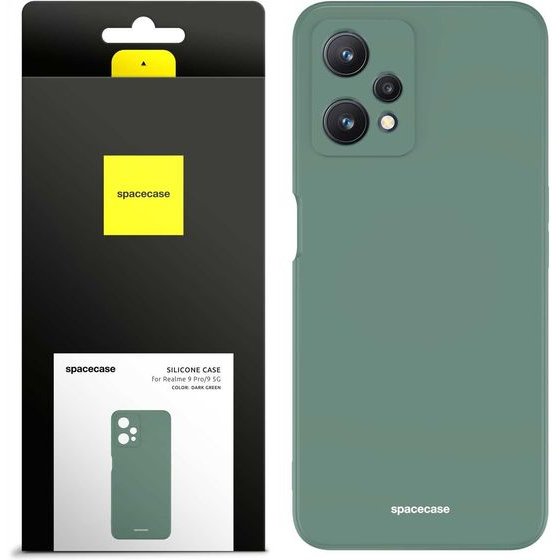 Spacecase Silicone Case Realme 9 Pro/9 5G dark green - (5905123439056)