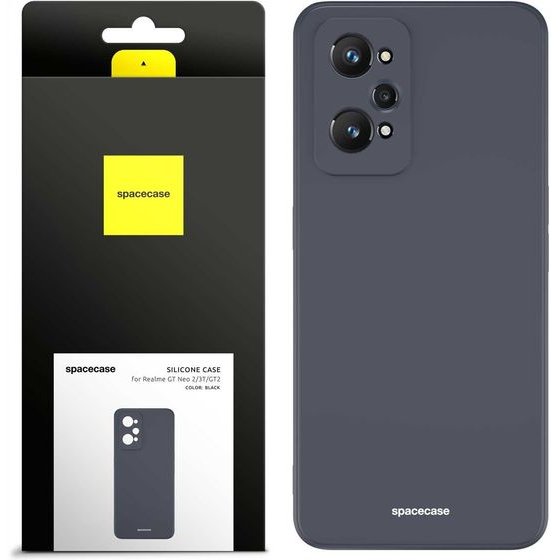 Spacecase Silicone Case Realme GT Neo 2/Neo 3T/GT2 black - (5905123439261)