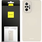 Spacecase Silicone Case Redmi Note 10 Pro bone - (5905123439766)