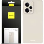 Spacecase Silicone Case Redmi Note 12 Pro 5G bone - (5905719015640)