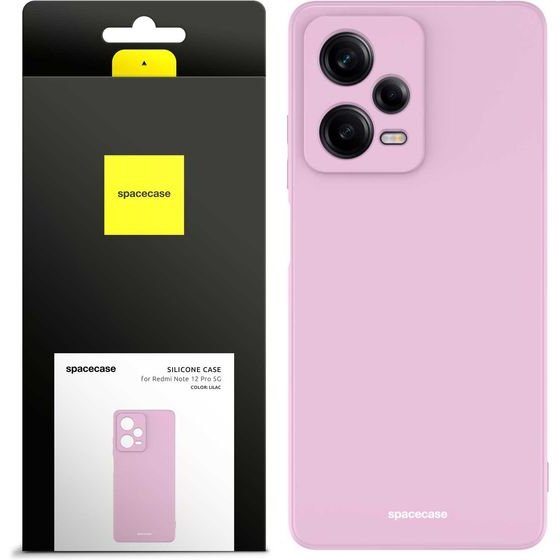 Spacecase Silicone Case Redmi Note 12 Pro 5G lilac - (5905719015664)