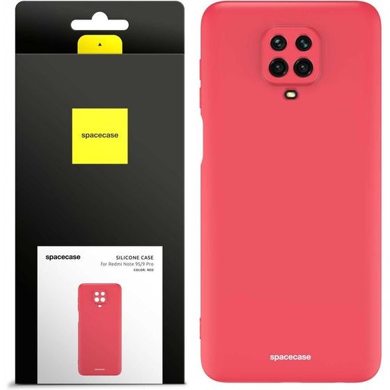 Spacecase Silicone Case Redmi Note 9S/9 Pro red - (5905123439483)