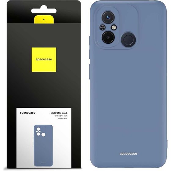 Spacecase Silicone Case Redmi Redmi 12C blue - (5905719015718)