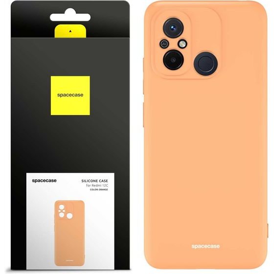 Spacecase Silicone Case Redmi Redmi 12C orange - (5905719015756)
