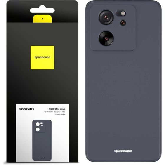 Spacecase Silicone Case Xiaomi 13T / 13T Pro black - (5905719105600)