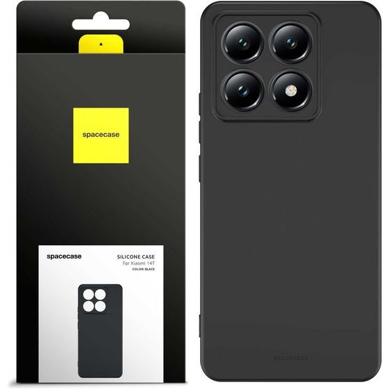 Spacecase Silicone Case Xiaomi 14T black - (5905719112929)