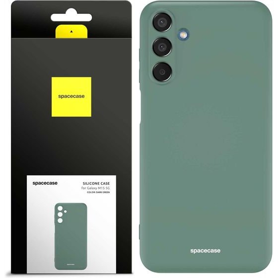 Spacecase Silicone Galaxy M15 dark green - (5905719109639)