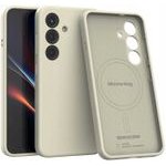 Spacecase Silicone Mag Galaxy S25 beige - (5905719114169)