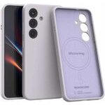 Spacecase Silicone Mag Galaxy S25 light purple - (5905719114176)