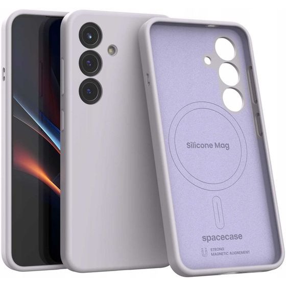 Spacecase Silicone Mag Galaxy S25 light purple - (5905719114176)