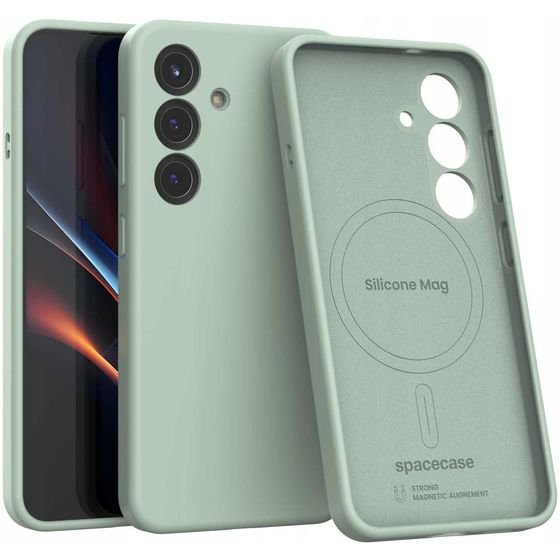 Spacecase Silicone Mag Galaxy S25 mint - (5905719114183)