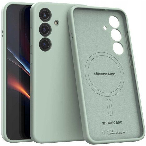Spacecase Silicone Mag Galaxy S25+ mint - (5905719118334)