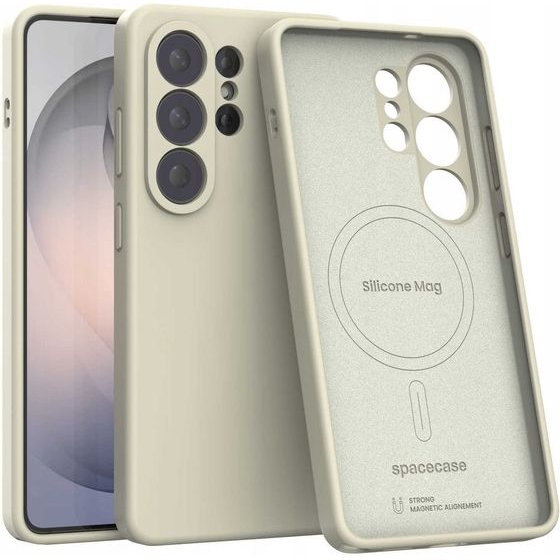 Spacecase Silicone Mag Galaxy S26 Ultra beige - (5905719139650)