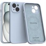 Spacecase Silicone Mag iPhone 15 baby blue - (5905719137793)