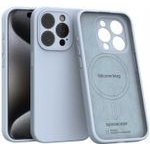 Spacecase Silicone Mag iPhone 15 Pro baby blue - (5905719137830)