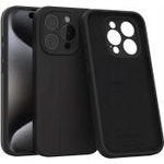 Spacecase Silicone Mag iPhone 15 Pro black - (5905719137816)