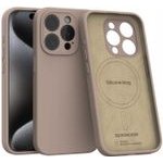 Spacecase Silicone Mag iPhone 15 Pro brown - (5905719137854)