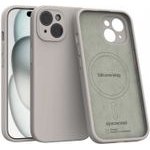 Spacecase Silicone Mag iPhone 15 stone - (5905719137809)