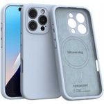 Spacecase Silicone Mag iPhone 16 Pro baby blue - (5905719119355)