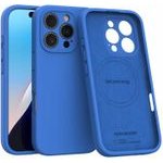Spacecase Silicone Mag iPhone 16 Pro blue - (5905719111984)
