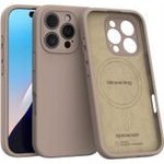 Spacecase Silicone Mag iPhone 16 Pro brown - (5905719119348)