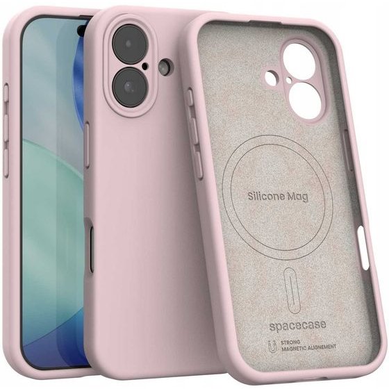 Spacecase Silicone Mag iPhone 17 baby pink - (5905719132088)