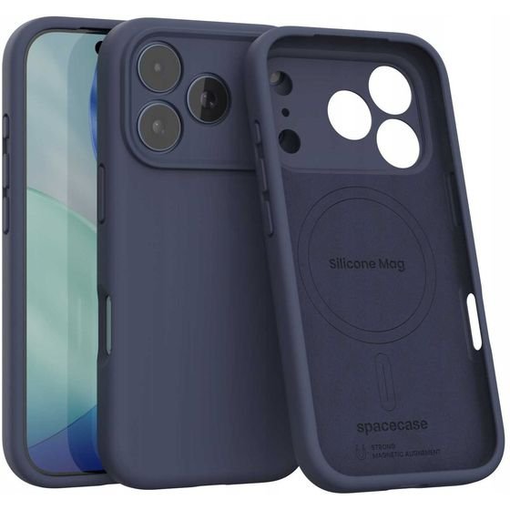 Spacecase Silicone Mag iPhone 17 Pro deep blue - (5905719138264)